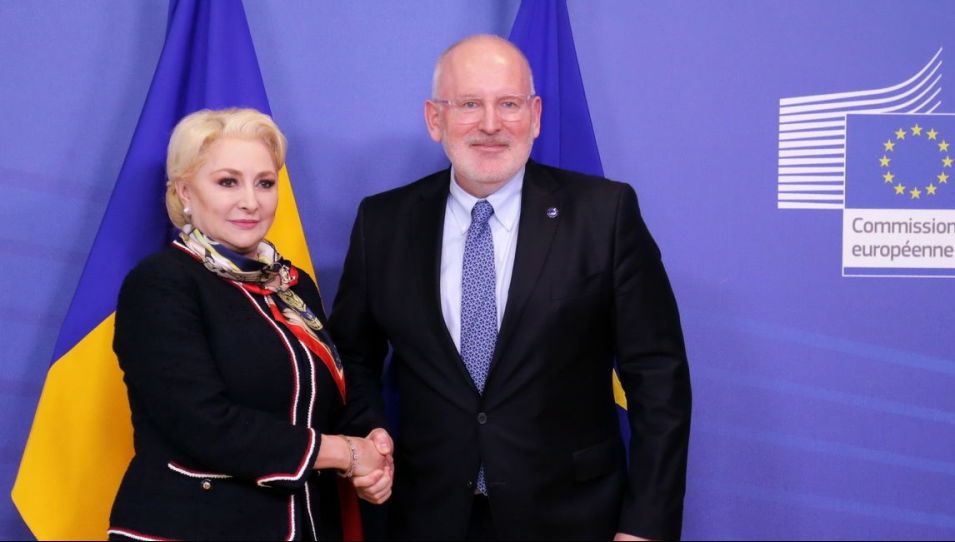 SURSE: Dăncilă i-a promis lui Timmermans că NU dă OUG pe Justiție