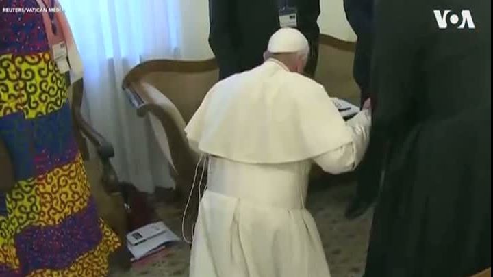 Gest impresionant al Papei Francisc