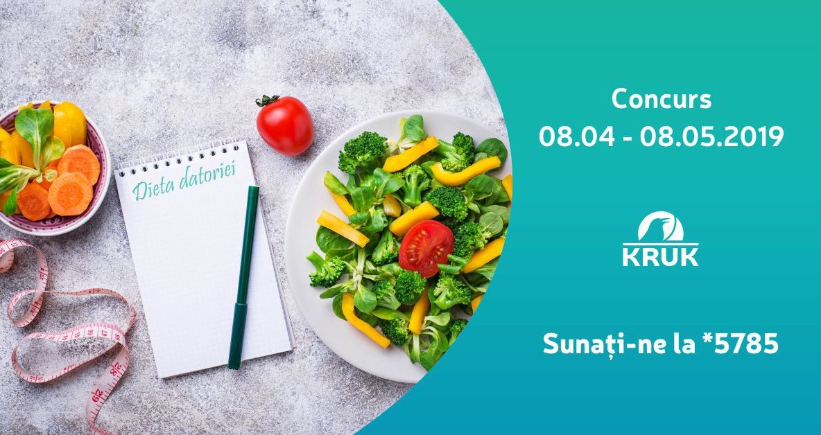 Pune datoria la slăbit: scapă de 6 rate la KRUK România (P)