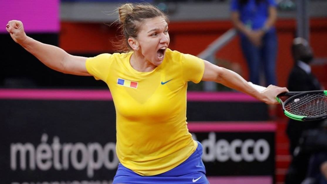 Halep a luat energie de la spectatorii români!