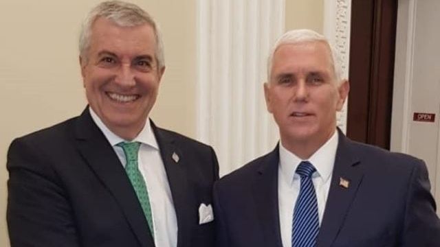 Cât l-a costat pe Tăriceanu întâlnirea "oficială" cu Mike Pence