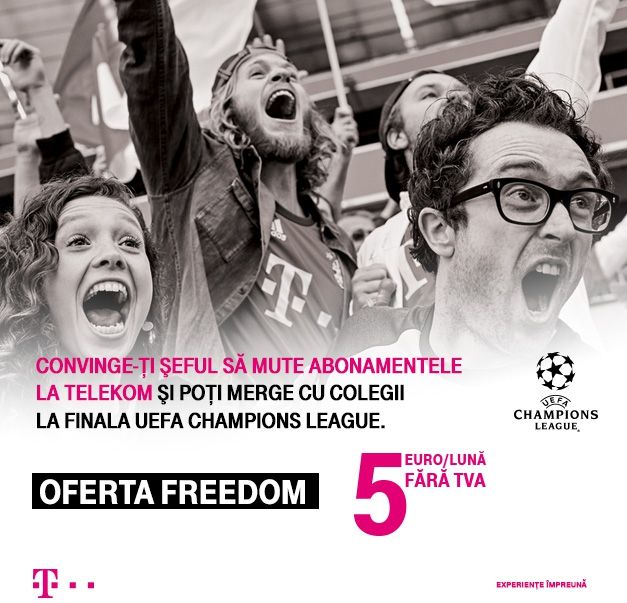 Telekom Romania te trimite la finala UEFA Champions League 2019 (P)