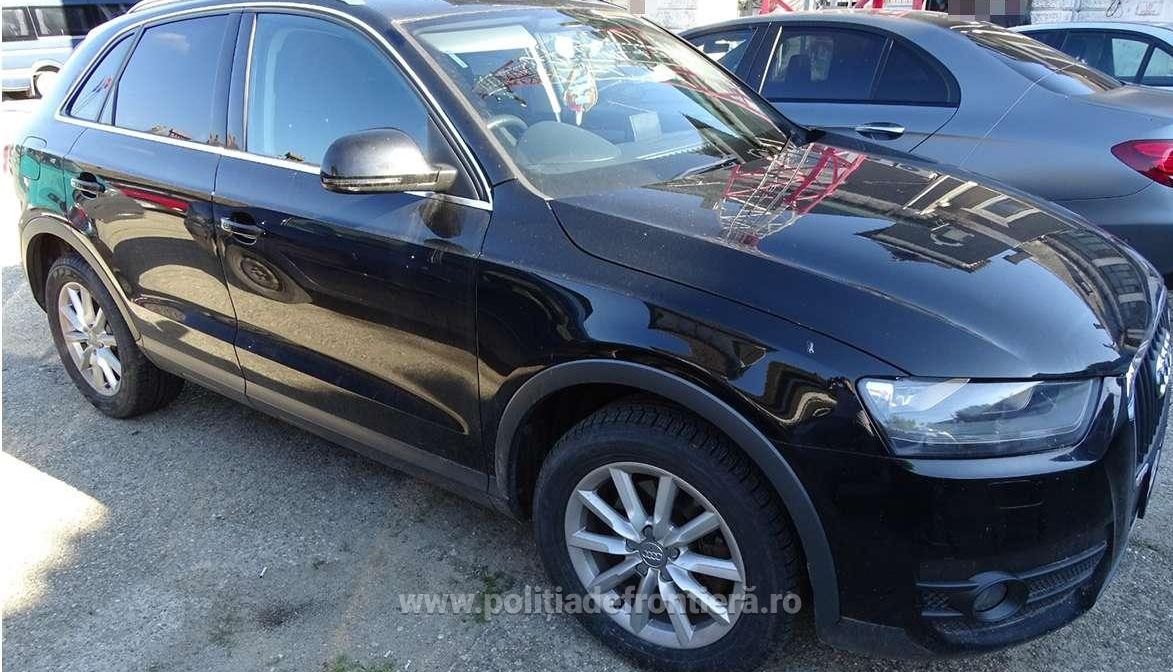 Audi Q3, maşina pe care poliţiştii de frontieră au sechestrat-o la vamă