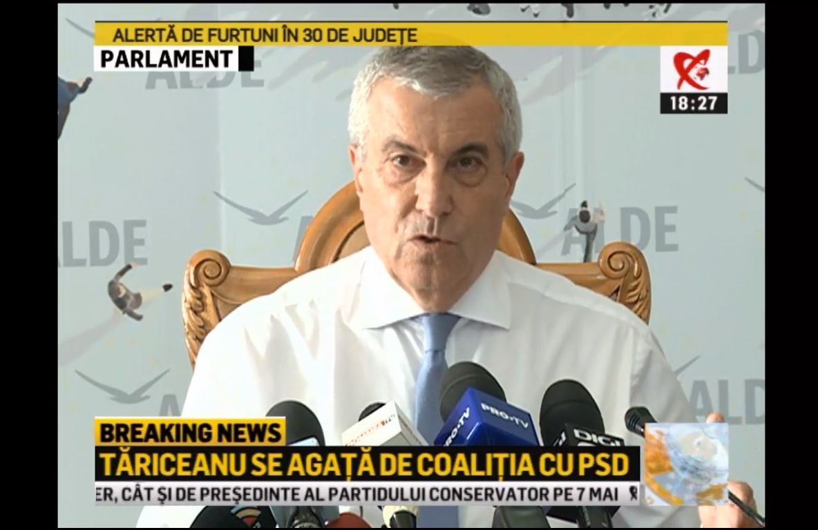 Tăriceanu se agață de guvernare și a făcut un anunț surpriză