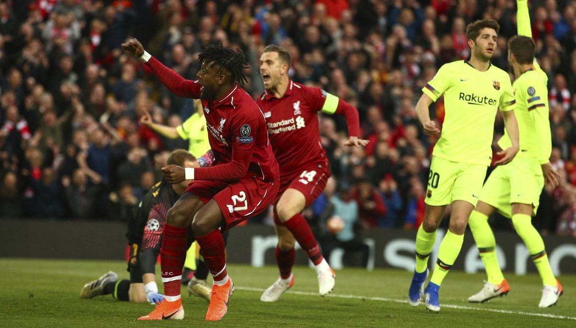 Liverpool-Barcelona 4-0, meci antologic în semifinalele Champions League. O rezervă a făcut "dubla"