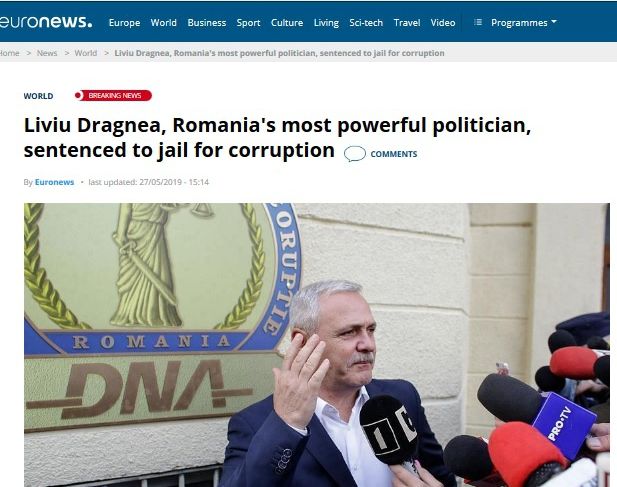 Presa internațională vuiește după trimiterea lui Dragnea în arest