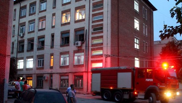 Incendiu la Spitalul Județean de Urgență Giurgiu