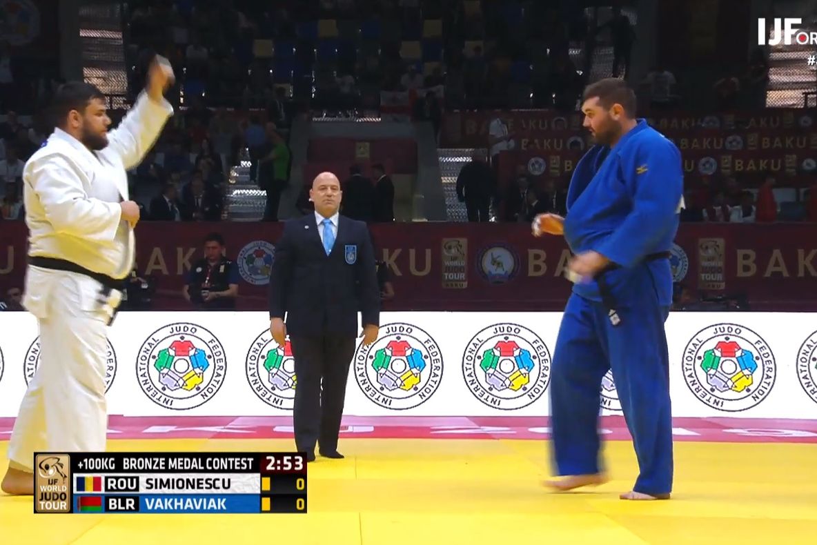 Performanță frumoasă pentru judoul românesc. Vlăduț Simionescu, medalia la Baku