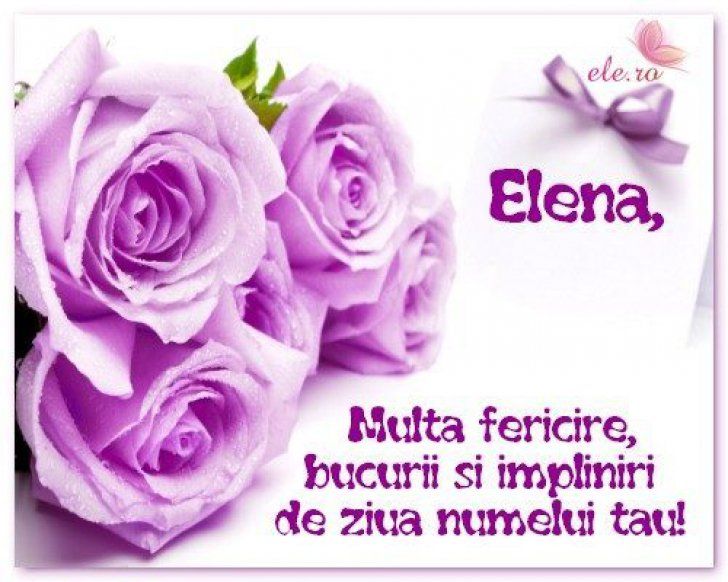 MESAJE CONSTANTIN ŞI ELENA: La mulţi ani, Elena! La mulţi ani, Constantin!