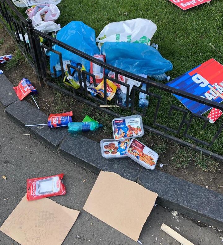 Ce a rămas în urma mitingului PSD de la Iași? Imaginile postate de primarul Mihai Chirica