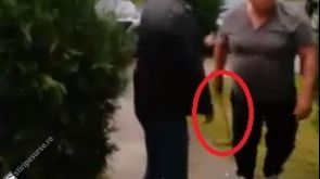Ninja de Giurgiu! Un lider PSD a scos sabia la un "coleg" de la ALDE (VIDEO)