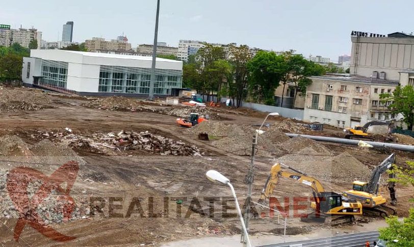 Aici a fost stadionul Rapid. Imagini impresionante surprinse de la înălțime