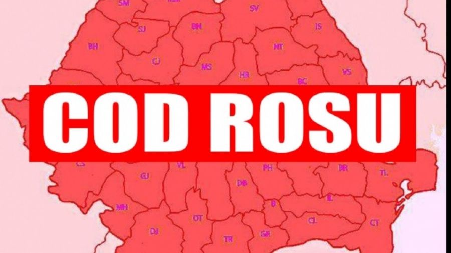 COD ROȘU de inundații în județul Timiș