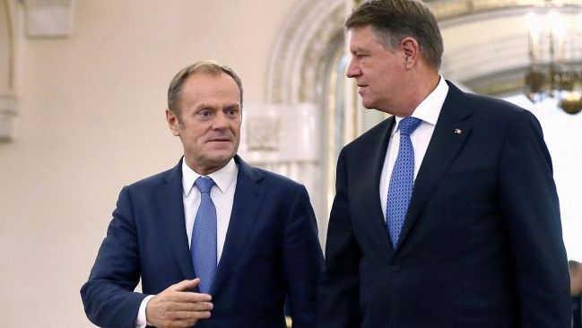 Iohannis ar putea să-l înlocuiască pe Tusk ca președinte al Consiliului European - Financial Times