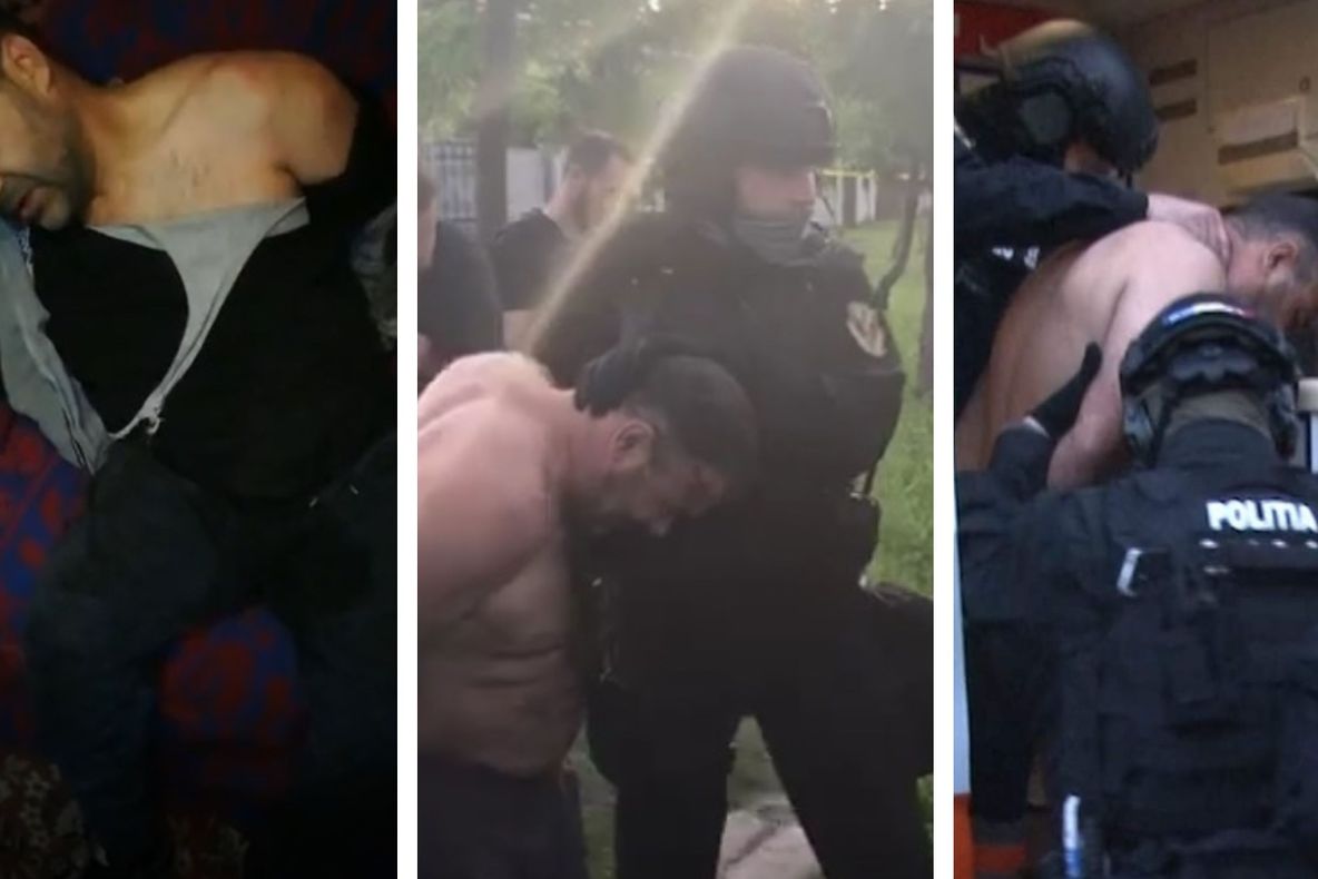 UPDATE: Ucigașul polițistului, operat de urgenţă, imediat după ce a fost prins (Video)