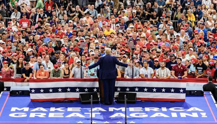 Donald Trump și-a lansat oficial campania de realegere: ”Încă patru ani!”