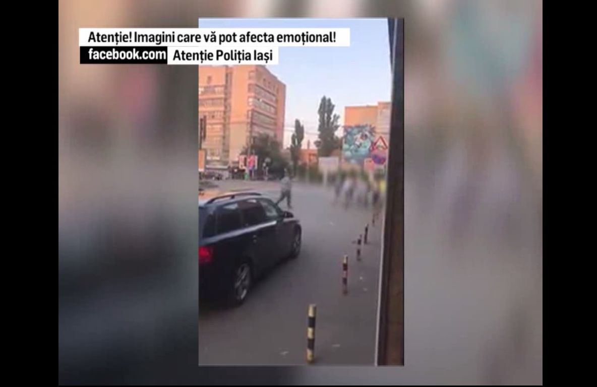 Stradă transformată în ring de box. Oamenii au privit îngroziți