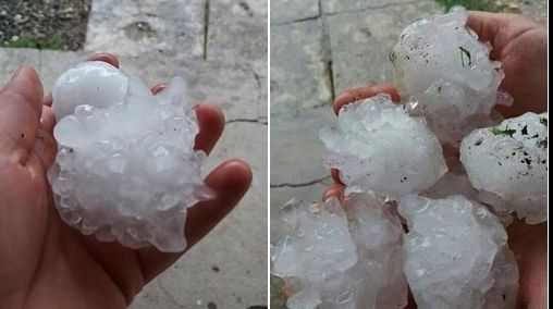 Grindină cât oul de porumbel, în Timiş, după codul roşu de furtuni