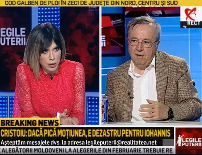 Ion Cristoiu, scenarii explozive despre moţíune şi alegerile prezidenţiale (VIDEO) 