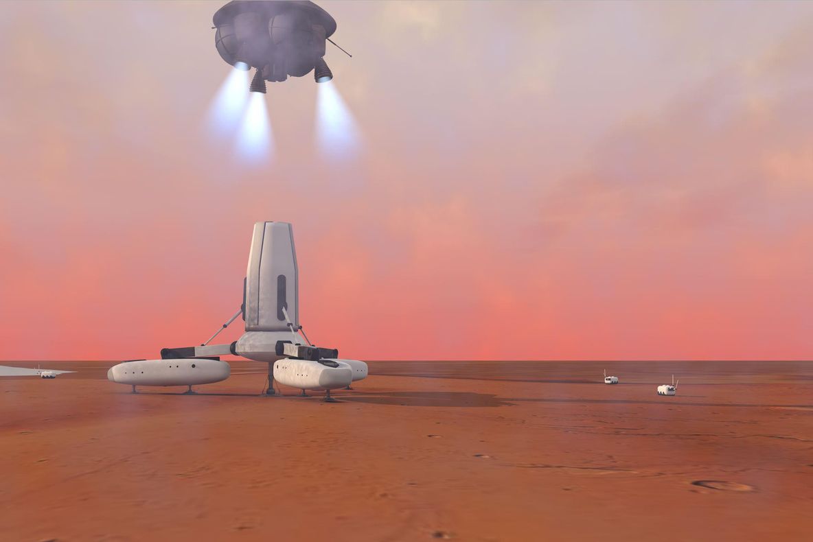 Locuințele de pe Marte în care ar putea trăi generațiile viitoare