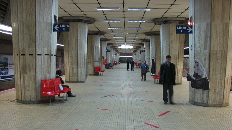 Incident la metrou! Nor de praf în stația Eroilor