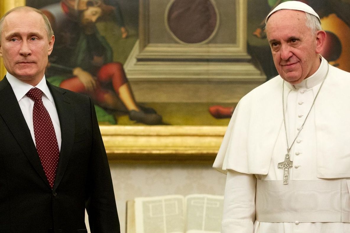 Întâlnire de gradul zero la Vatican. Papa Francisc îl primește pe Vladimir Putin