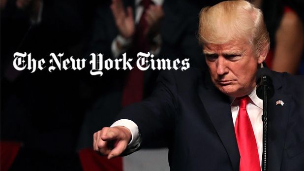 Trump îi acuză pe jurnaliștii de la New York Times de TRĂDARE. Care e motivul