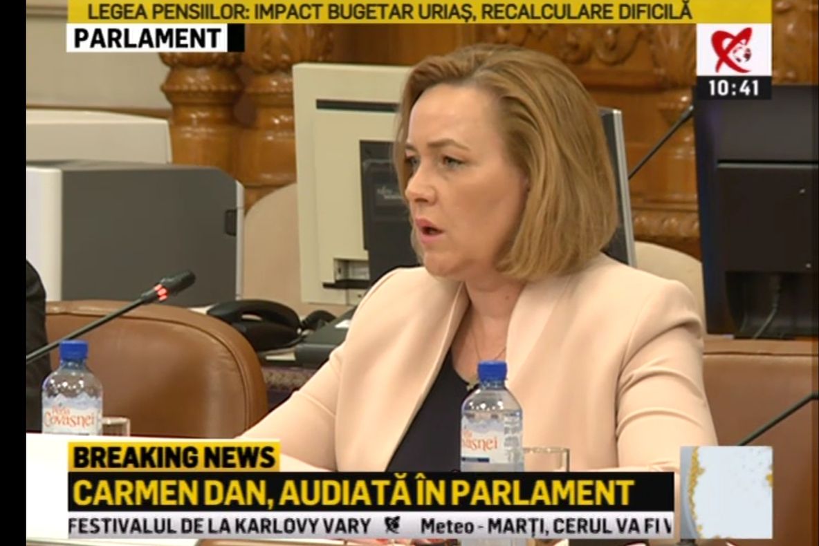 Carmen Dan a dat vina pe STS, referitor la alegerile din 26 mai: "Operarea tabletelor, defectuoasă"