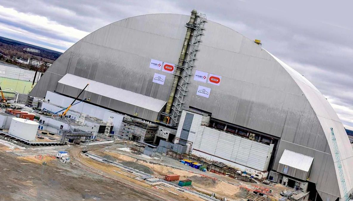 Sarcofagul uriaș de la Cernobîl, pus în funcțiune