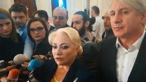 Liderii PSD în frunte cu Viorica Dăncilă s-au ascuns de protestatari după CEx