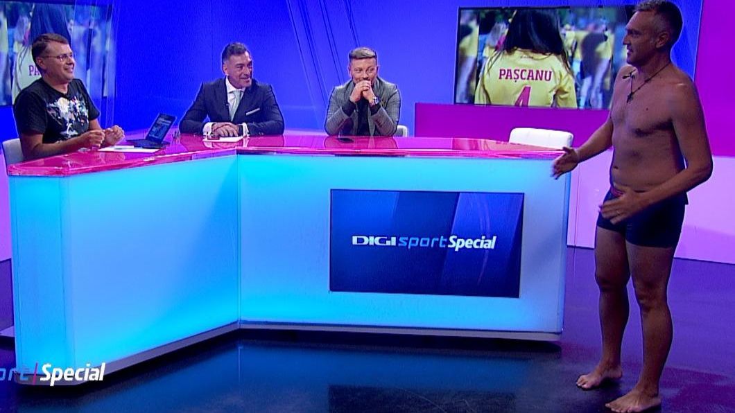 DIGI şi şocul din studio, de luni. Au apărut imaginile video cu jurnalistul care a venit în chiloţi