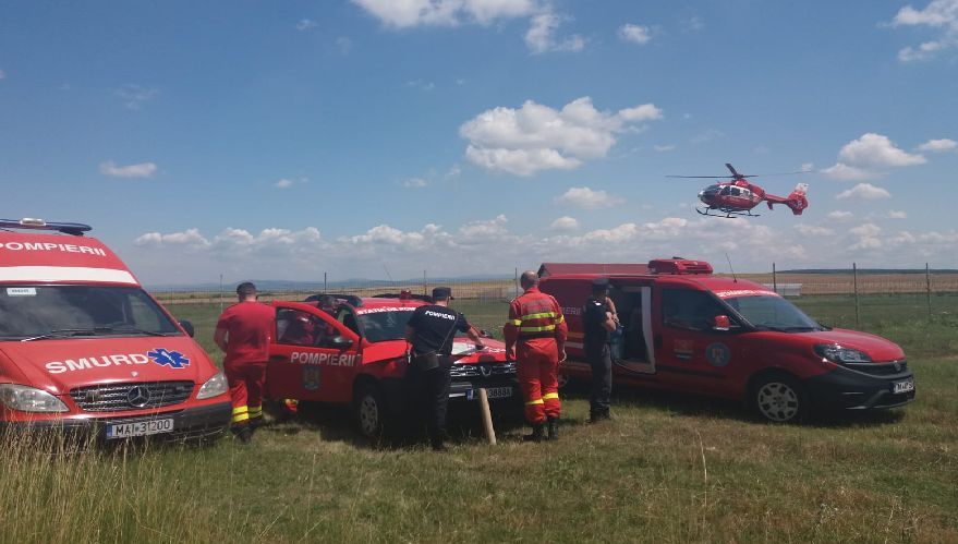 Bărbat căutat cu elicopterul SMURD în apropiere de Timișoara