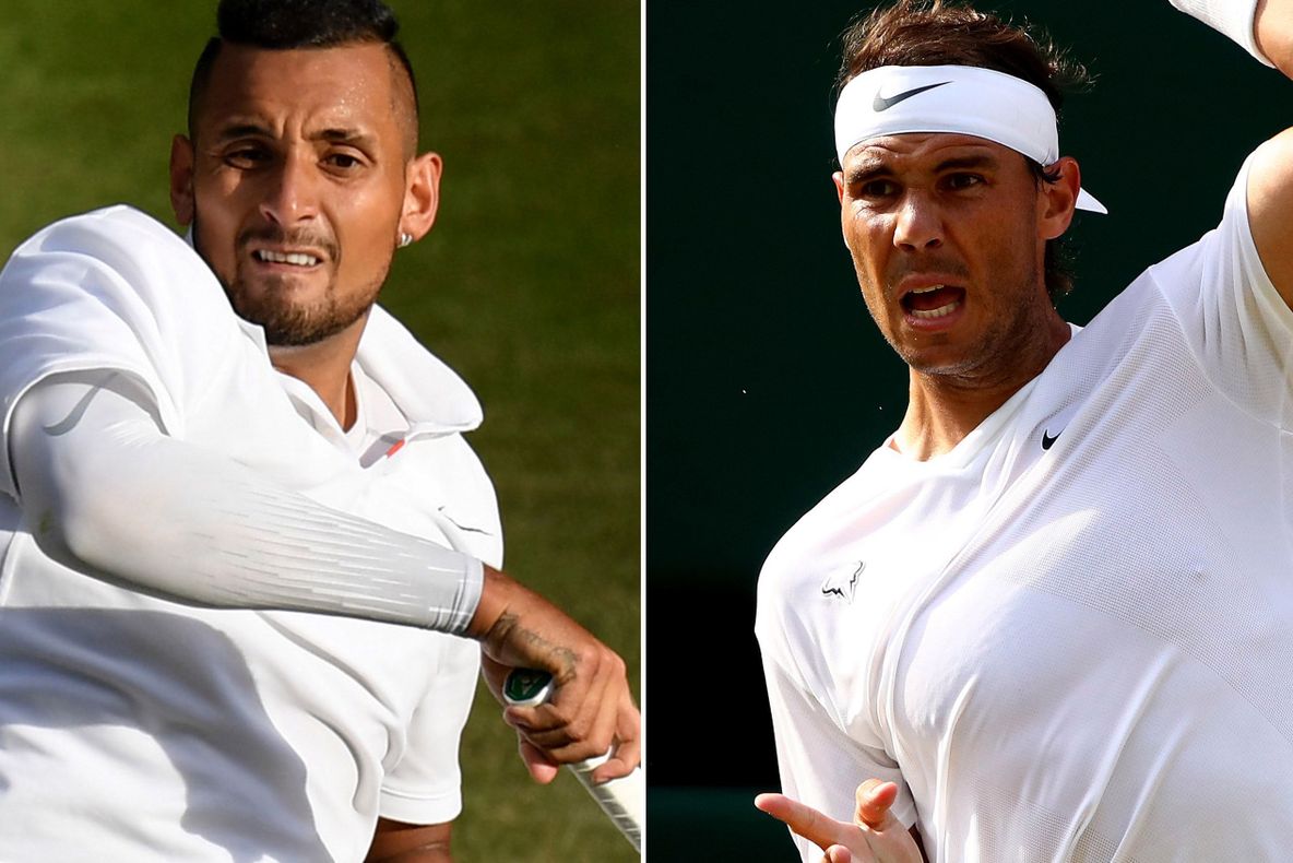 Nick Kyrgios a încercat să-l lovească pe Rafa Nadal, la Wimbledon. Momente de panică