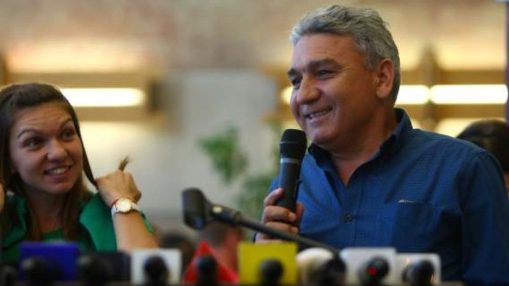 Simona Halep, momente emoționante cu tatăl său imediat după meci 