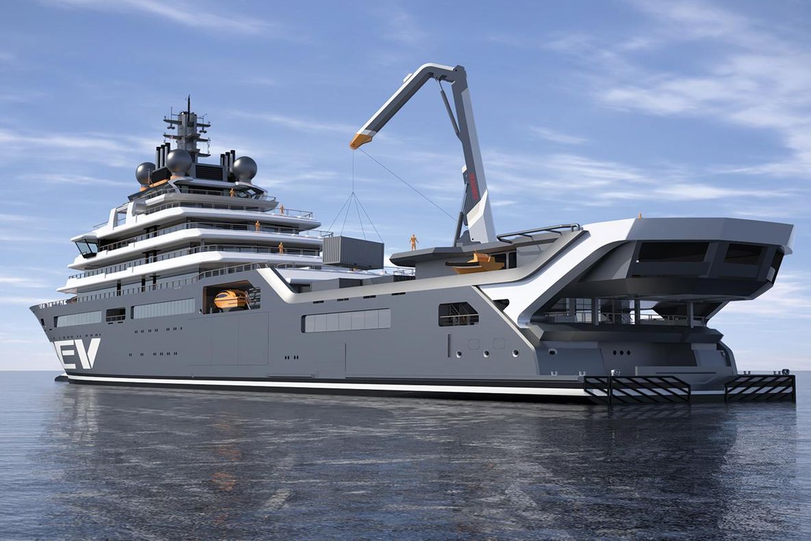 Vasul ca un oraș plutitor unde sunt căutate soluții revoluționare pentru viitor