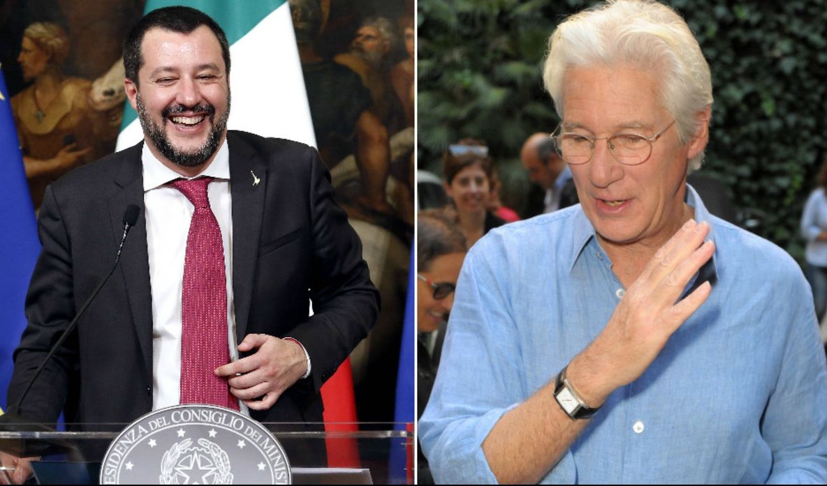 Vicepremierul Italiei, răspuns agresiv pentru Richard Gere: Să-i ducă pe migranți la Hollywood