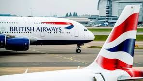 Cabina unui avion British Airways, cuprinsă de fum