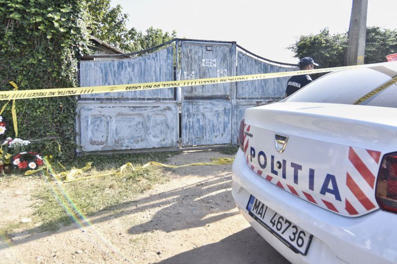 "Casa Groazei", în imagini exclusive obţinute de Realitatea TV. Dincă s-a întors la locul crimei