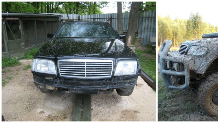Un om și-a transformat Mercedesul vechi într-un "monstru" de teren. Imaginile sunt fabuloase
