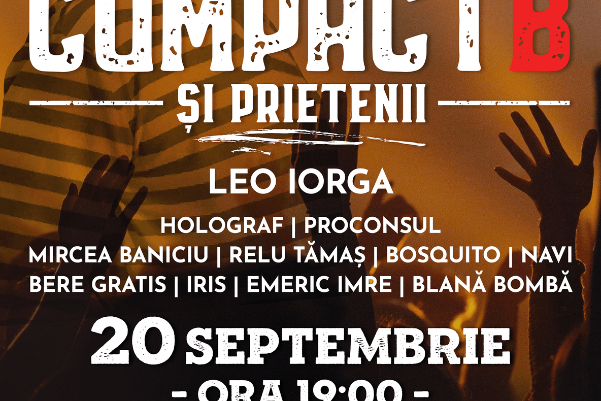 Teo Peter "reuneste" emblematica trupa CompactB pe marea scena de la Arenele Romane