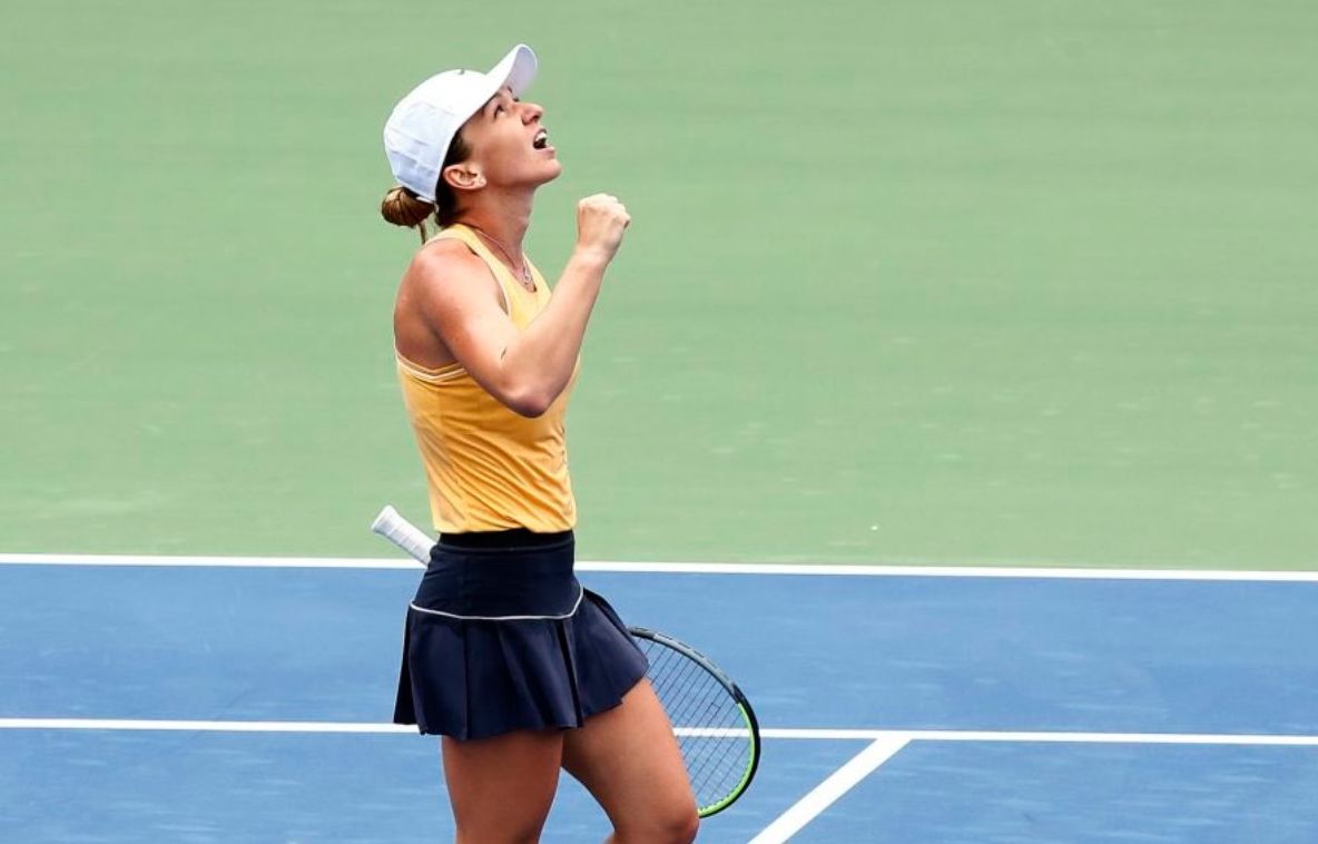 VIDEO | Simona Halep e în sferturi la Rogers Cup, după un meci rapid cu Svetlana Kuznețova