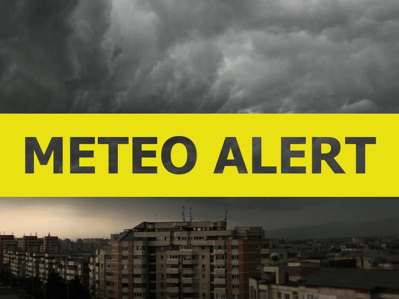 Cod portocaliu de furtuni, grindină și vânt puternic. Județele afectate