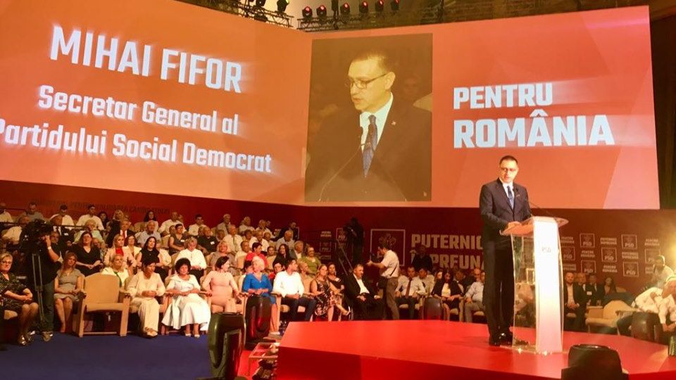 Mihai Fifor, între elogii și criminalitate, la congresul PSD