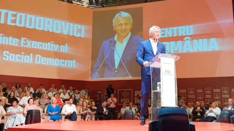 Eugen Teodorovici, atac la liberali, de pe scena congresului PSD