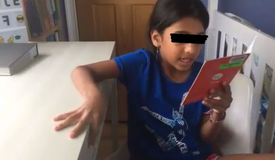 Noi imagini cu micuța Sorina, în mijlocul familiei din SUA