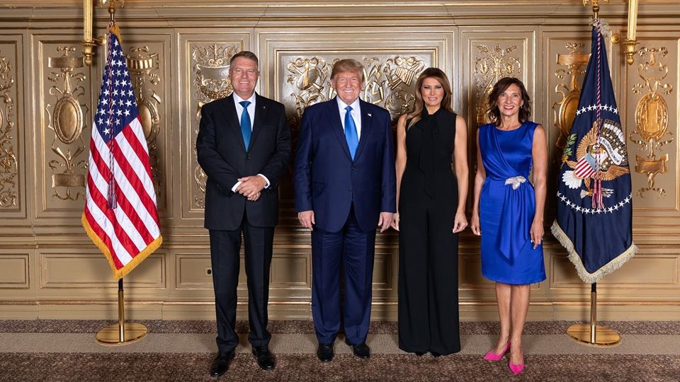 Klaus și Carmen Iohannis, alături de familia Trump la recepția oferită de liderul SUA