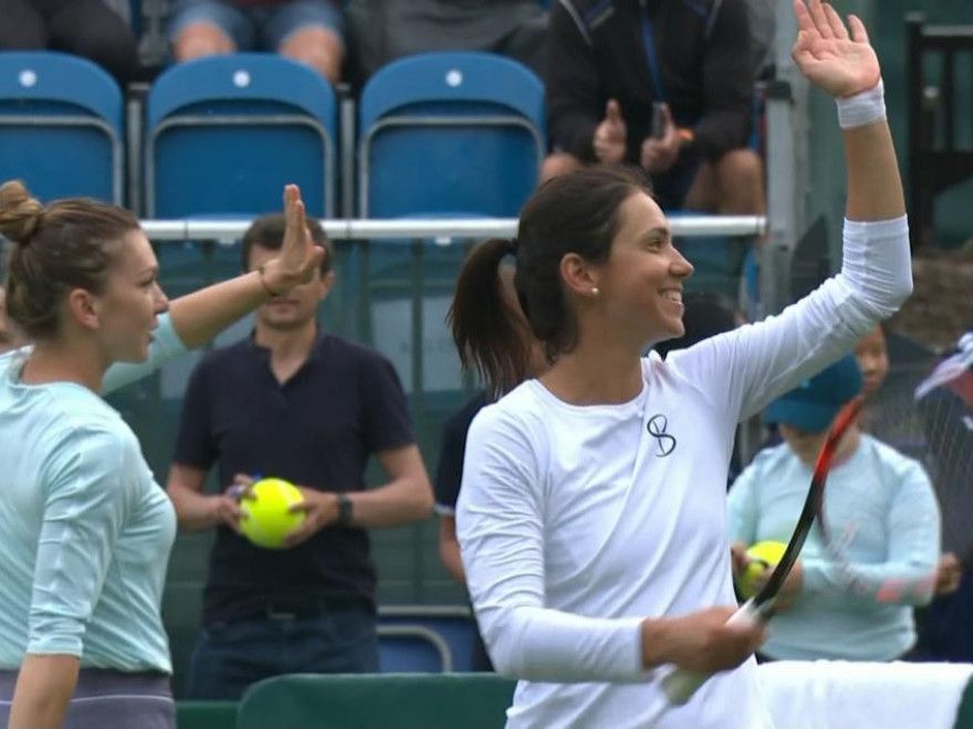 Halep și Olaru, victorie în proba de dublu de la Wuhan!