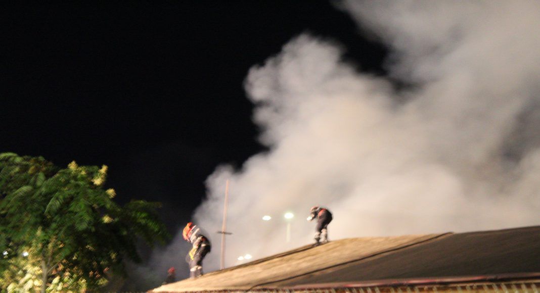 Incendiu în Brăila