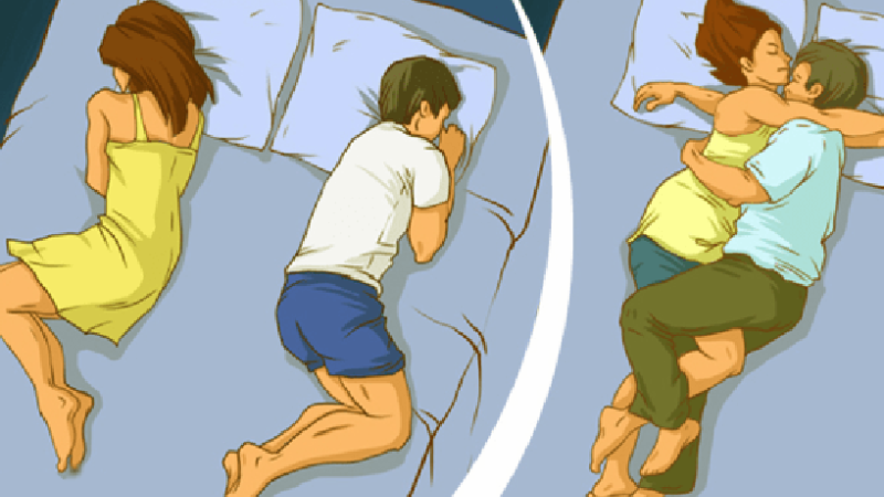 Există dragoste în cuplu? Poziţiile de dormit dezvăluie sentimentele partenerilor