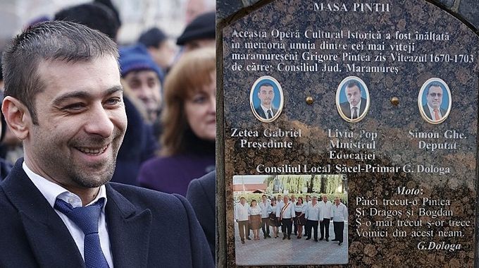 Cultul personalității în Maramureș. O nouă plăcuță omagială pentru PSD